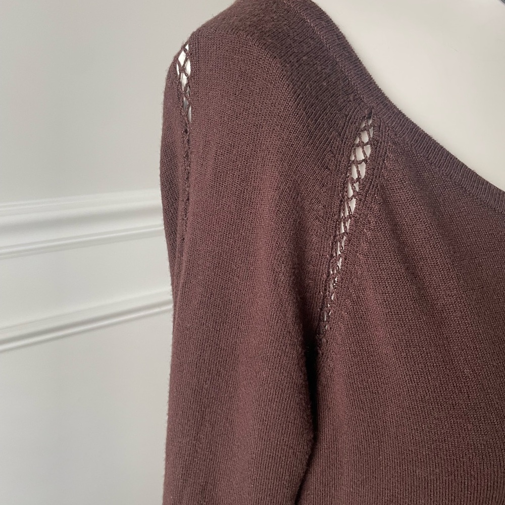 Vertigo Paris Chocolate Long Sleeve Dress - Picture 3 of 5